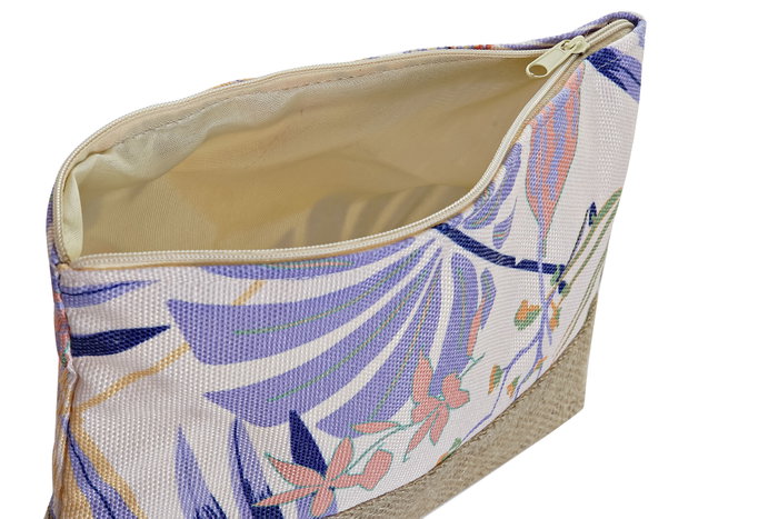 DKD Home Decor Set de 2 Piezas de Poliéster con Bolso y Neceser
