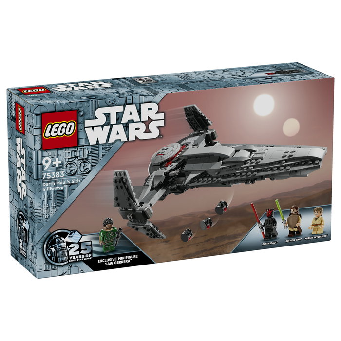 LEGO Star Wars 75383 Darth Mauls Sith Infiltrator Juego de Construcción 640 Piezas 9+ LEGO Star Wars 75383 Darth Mauls Sith Infiltrator Juego de Construcción 640 Piezas 9+