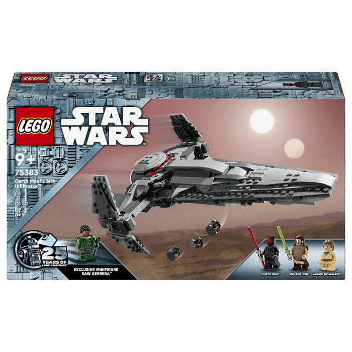 LEGO Star Wars 75383 Darth Mauls Sith Infiltrator Juego de Construcción 640 Piezas 9+ LEGO Star Wars 75383 Darth Mauls Sith Infiltrator Juego de Construcción 640 Piezas 9+