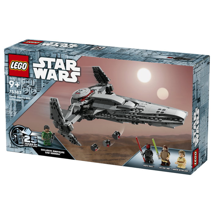 LEGO Star Wars 75383 Darth Mauls Sith Infiltrator Juego de Construcción 640 Piezas 9+ LEGO Star Wars 75383 Darth Mauls Sith Infiltrator Juego de Construcción 640 Piezas 9+