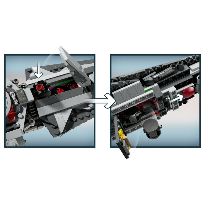 LEGO Star Wars 75383 Darth Mauls Sith Infiltrator Juego de Construcción 640 Piezas 9+ LEGO Star Wars 75383 Darth Mauls Sith Infiltrator Juego de Construcción 640 Piezas 9+