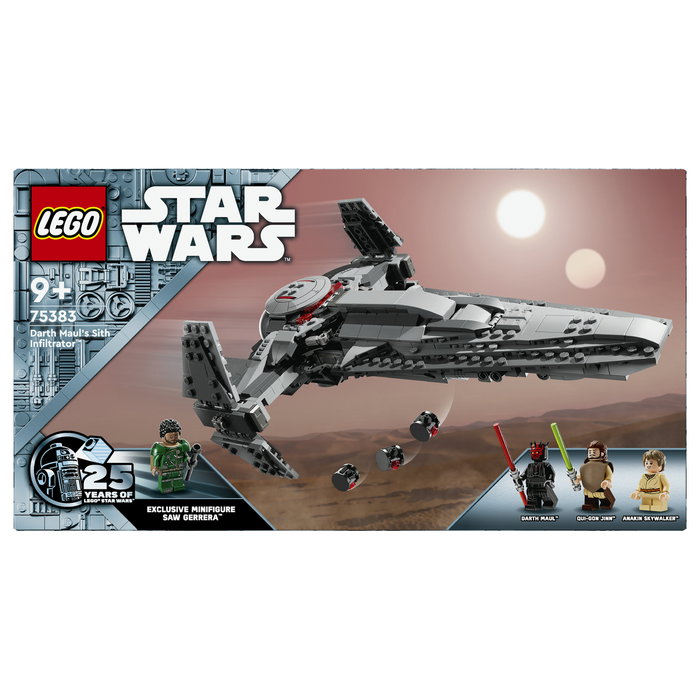 LEGO Star Wars 75383 Darth Mauls Sith Infiltrator Juego de Construcción 640 Piezas 9+ LEGO Star Wars 75383 Darth Mauls Sith Infiltrator Juego de Construcción 640 Piezas 9+