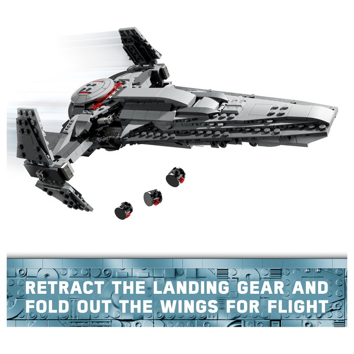 LEGO Star Wars 75383 Darth Mauls Sith Infiltrator Juego de Construcción 640 Piezas 9+ LEGO Star Wars 75383 Darth Mauls Sith Infiltrator Juego de Construcción 640 Piezas 9+