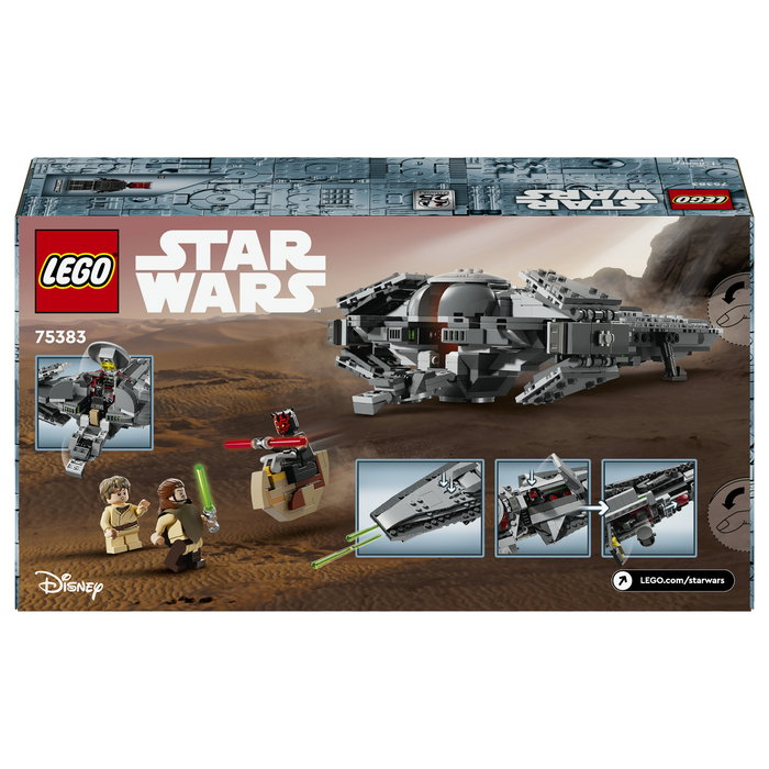 LEGO Star Wars 75383 Darth Mauls Sith Infiltrator Juego de Construcción 640 Piezas 9+ LEGO Star Wars 75383 Darth Mauls Sith Infiltrator Juego de Construcción 640 Piezas 9+