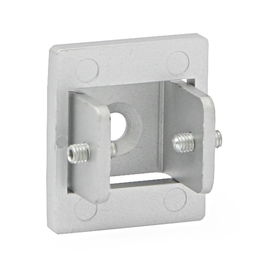 DUVER Soporte Pared Para Perfil Kuardosistem Acabado Gris