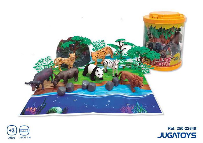 JugaToys Bote animales Salvajes 22x17cm JugaToys Bote animales Salvajes 22x17cm