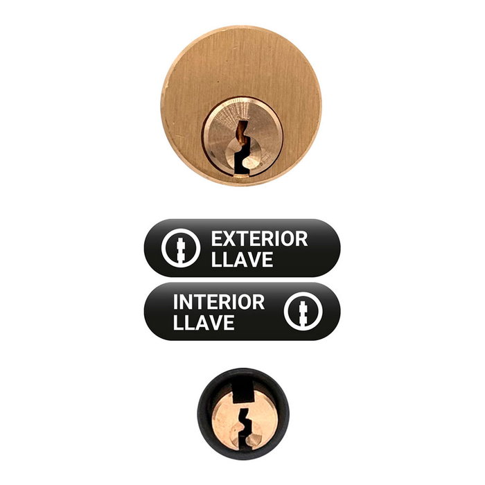 Micel Cerrojo de Seguridad sobreponer CRR07 Acero Gris 105/70 mm