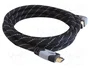 DeLOCK Cable High Speed HDMI 1.4 de 2 m con conectores tipo A
