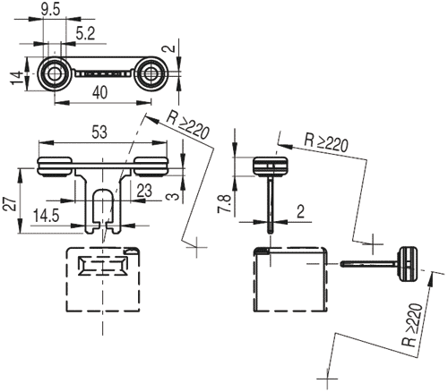 PIZZATO ELETTRICA Llave estándar FR VF KEYD10
