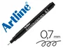 Artline Rotulador EK-287ILN Calibrado Micrométrico Negro Illustration Pen, Punta Poliacetal 0,7mm, Base Agua para Diseño Gráfico e Ilustración