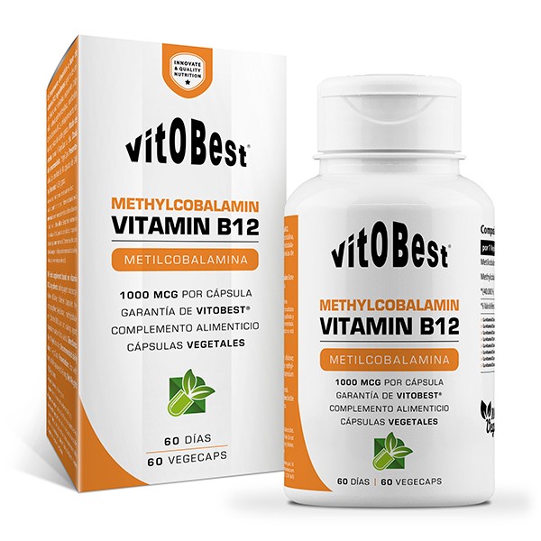 VIT.O.BEST Vitamina B12 Methylcobalamin 60 VegeCaps VIT.O.BEST Vitamina B12 Methylcobalamin 60 VegeCaps