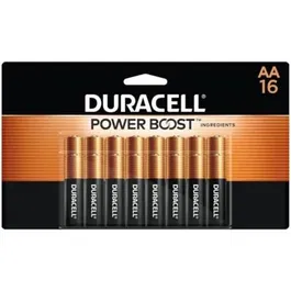 Duracell Pack 16 Pilas AA LR6 Plus Power Boost Alcalinas 1.5V DPBLR6B16