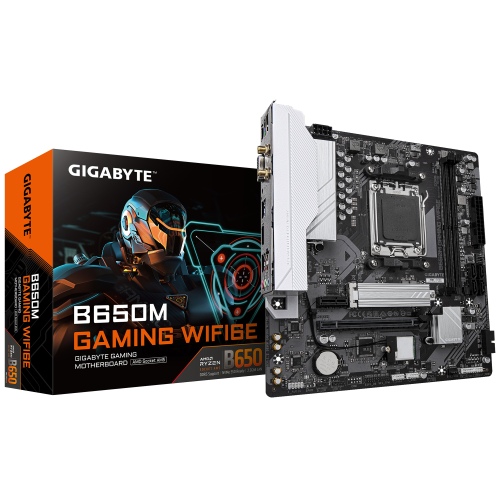 Gigabyte GA-B650M Gaming WIFI6E Micro ATX Gigabyte GA-B650M Gaming WIFI6E Micro ATX