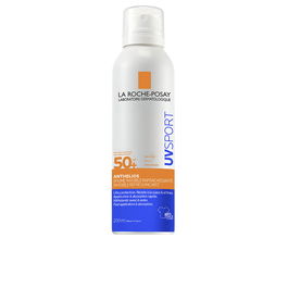 La Roche-Posay Anthelios UV Sport Bruma Invisible Refrescante SPF50+ 200 ml con Agua Termal y Vitamina E, Resistente Agua y Sudor
