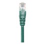 Intellinet Cable de Red Patch Cat6A, Cobre S/FTP LSZH, 0.25 m, Verde, RJ45 Macho, Chapado en Oro, GHMT