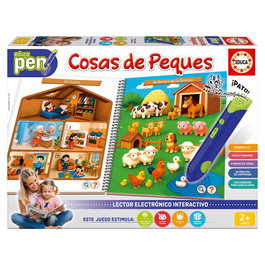 Educa Juego Educativo Interactivo 20321 Cosas De Peques para Niños +2 Años Sumar Restar Horas Cuerpo Humano