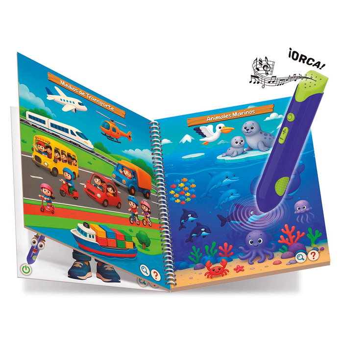 Educa Juego Educativo Interactivo 20321 Cosas De Peques para Niños +2 Años Sumar Restar Horas Cuerpo Humano