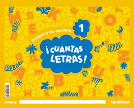 SANTILLANA Cuántas Letras Nivel 1 (Mis Letras) - 3 Años