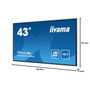 Iiyama PROLITE LE4341S-B2 Monitor de Señalización Digital 43 pulg Full HD IPS