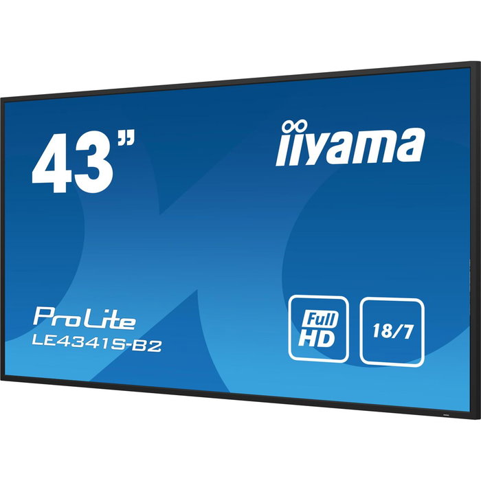 Iiyama PROLITE LE4341S-B2 Monitor de Señalización Digital 43 pulg Full HD IPS