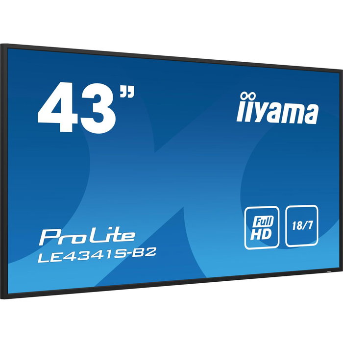 Iiyama PROLITE LE4341S-B2 Monitor de Señalización Digital 43 pulg Full HD IPS