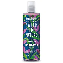 Faith In Nature Gel de baño Lavanda y Geranio 400 ml
