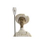 DKD Home Decor Figura de Quijote Blanco y Dorado