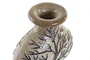 DKD Home Decor Jarrón de Cristal y Terracota Árbol Beige