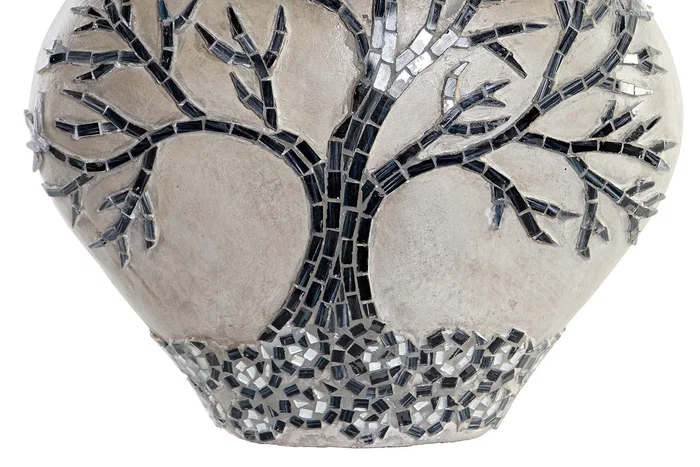 DKD Home Decor Jarrón de Cristal y Terracota Árbol Beige DKD Home Decor Jarrón de Cristal y Terracota Árbol Beige