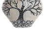 DKD Home Decor Jarrón de Cristal y Terracota Árbol Beige