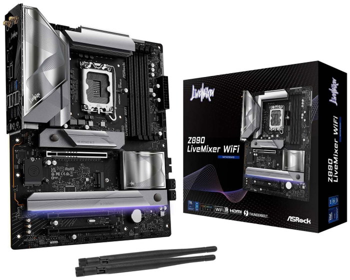 ASRock Z890 LiveMixer WiFi LGA 1851 DDR5 ATX