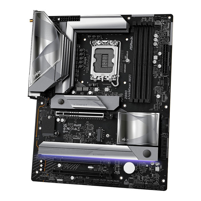 ASRock Z890 Placa Base WiFi 7, Socket LGA 1851, Intel Core Ultra, DDR5, Bluetooth 5.4 ATX ASRock Z890 Placa Base WiFi 7, Socket LGA 1851, Intel Core Ultra, DDR5, Bluetooth 5.4 ATX