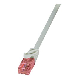 LogiLink Patch Cable Cat.6 U/UTP BC PrimeLine 0,25m gris