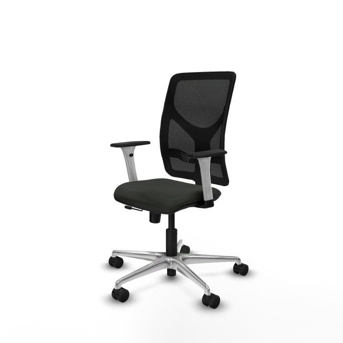 PIQUERAS Y CRESPO Silla de oficina Motilla con mecanismo Sincro/Traslack y brazos ByN PIQUERAS Y CRESPO Silla de oficina Motilla con mecanismo Sincro/Traslack y brazos ByN