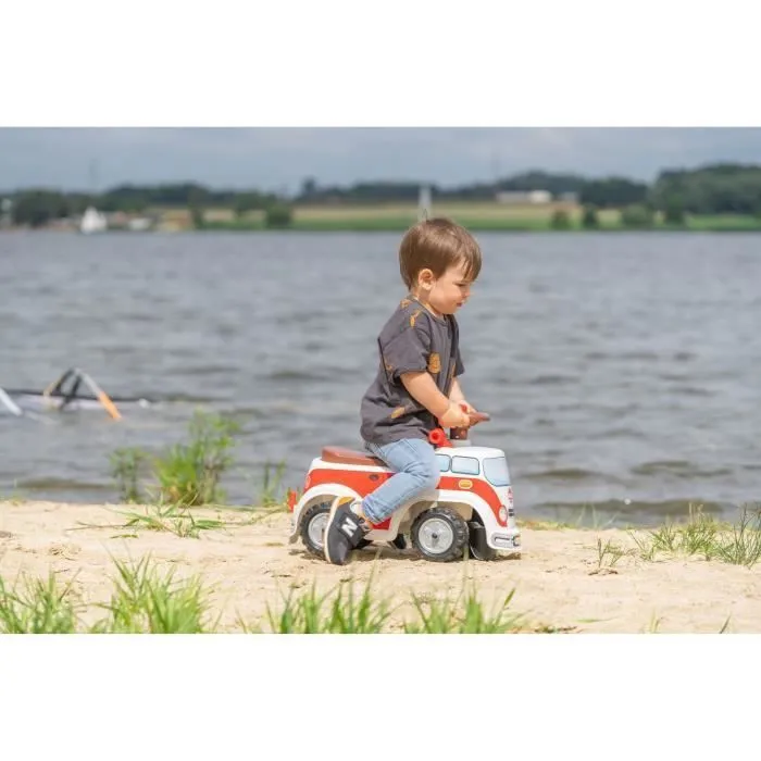 Falk Portaequipajes Monovolumen Vintage con Asiento Abatible y Volante Direccional con Bocina para Bebé