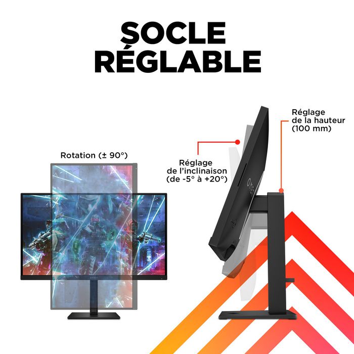 HP Omen Omen 27s Monitor Gaming 27 Pulgadas Full HD 240Hz 1ms G-Sync Compatible HDR400 Altavoces RGB