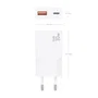 AISENS Cargador GaN 30W Ultra Delgado 1xUSB-C 1xUSB-A Blanco