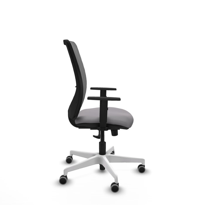 PIQUERAS Y CRESPO Silla de oficina Zulema Gris con mecanismo Sincro