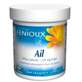 FENIOUX Ajo 330Mg. 200Cap. Ayuda a mantener sano el corazón y niveles normales de colesterol