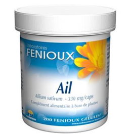 FENIOUX Ajo 330Mg. 200Cap. Ayuda a mantener sano el corazón y niveles normales de colesterol