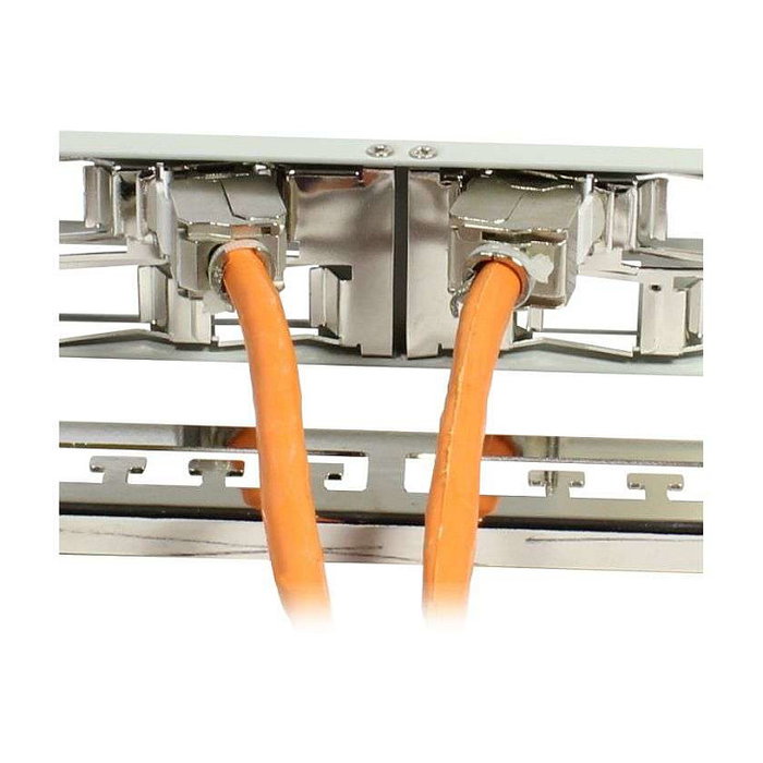 Synergy21 Keystone Soporte Modular para 24xTP-Módulos, 1HE, Gris Claro