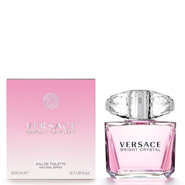 Versace Bright Crystal Woman Edt 200 mL Eau de Toilette para Mujer
