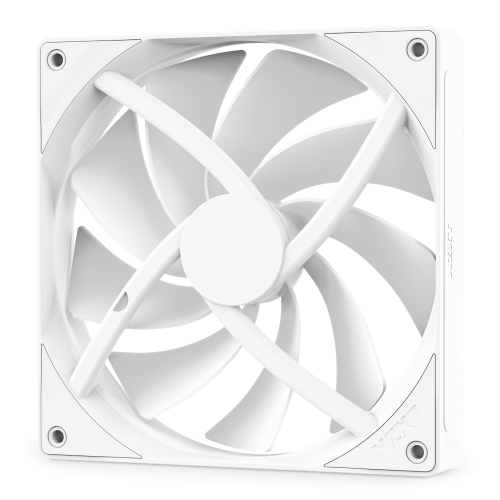 NZXT RF-Q14SF-W2 Ventilador Carcasa Ordenador 14 cm Blanco 1 Pieza(s) Rodamiento Fluido PWM 1500 RPM Max