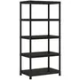Keter Estantería Plus XL / 5 - 90 x 60 x 187 cm - 80 kg por estante - Negro