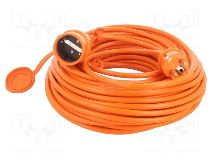 KEL Prolongador de alimentación H05VV-F 3G1,5mm2 30m Naranja KEL Prolongador de alimentación H05VV-F 3G1,5mm2 30m Naranja