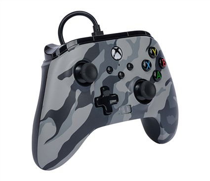 Power A 1525943-01 Mando con Cable para Xbox Series X|S, Arctic Camo. Compatible con Xbox One y Windows 10/11.