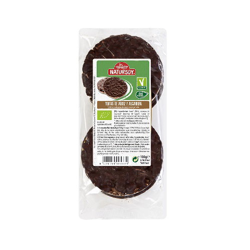 NATURSOY Tortas de arroz con algarroba