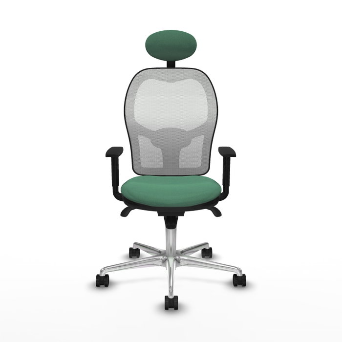 PIQUERAS Y CRESPO Silla de oficina Jorquera Verde esmeralda y Blanco PIQUERAS Y CRESPO Silla de oficina Jorquera Verde esmeralda y Blanco
