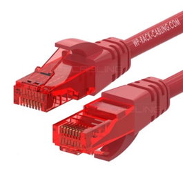 Wp european cabling solution Cable de red WPC-PAT-6U005R Rojo 0,5m
