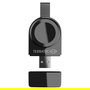 Terratec ChargeAIR Watch - Almohadilla de Carga Inductiva para Apple Watch Series 1/2/3/4 - Cargador USB Negro